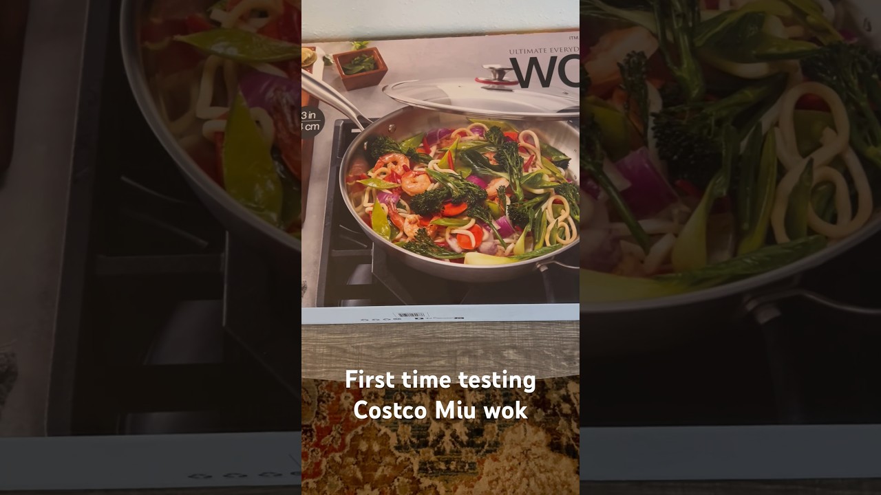 Costco Miu TRI-PLY CLAD stainless steel Wok