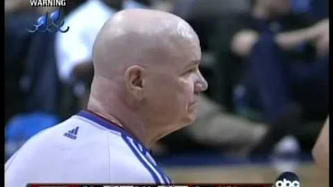 Tim Duncan ejected by Joey Crawford for laughing