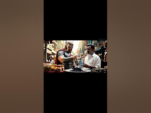 Thor and Jhal Muri | Hilarious Bangla AI Video | Viral Comedy Short"