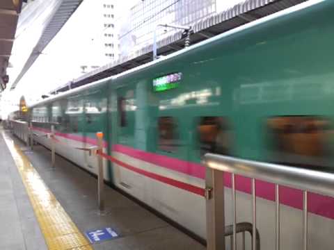 東北新幹線　E5系U2編成　はやぶさ2号　東京到着
