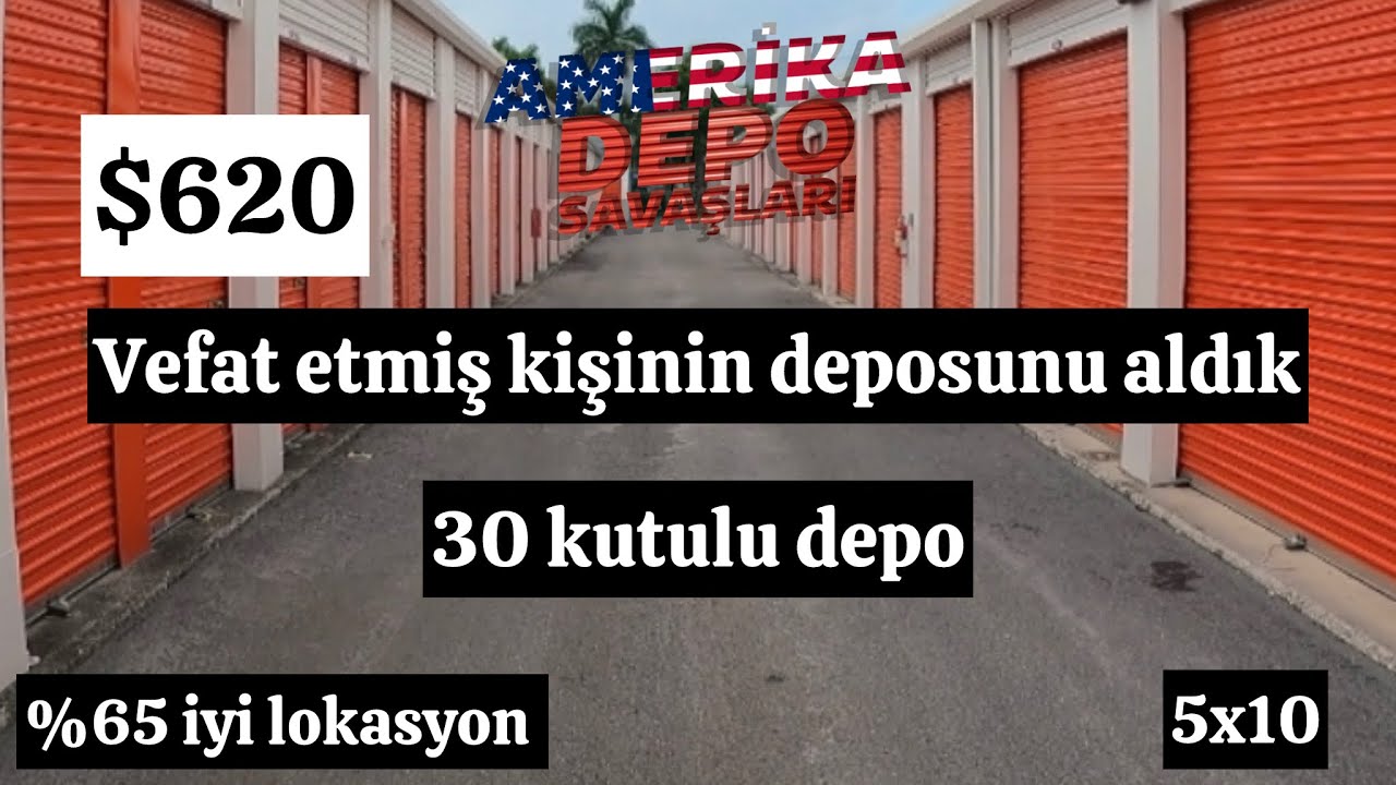 Vefat etmiş kişinin deposunu aldık