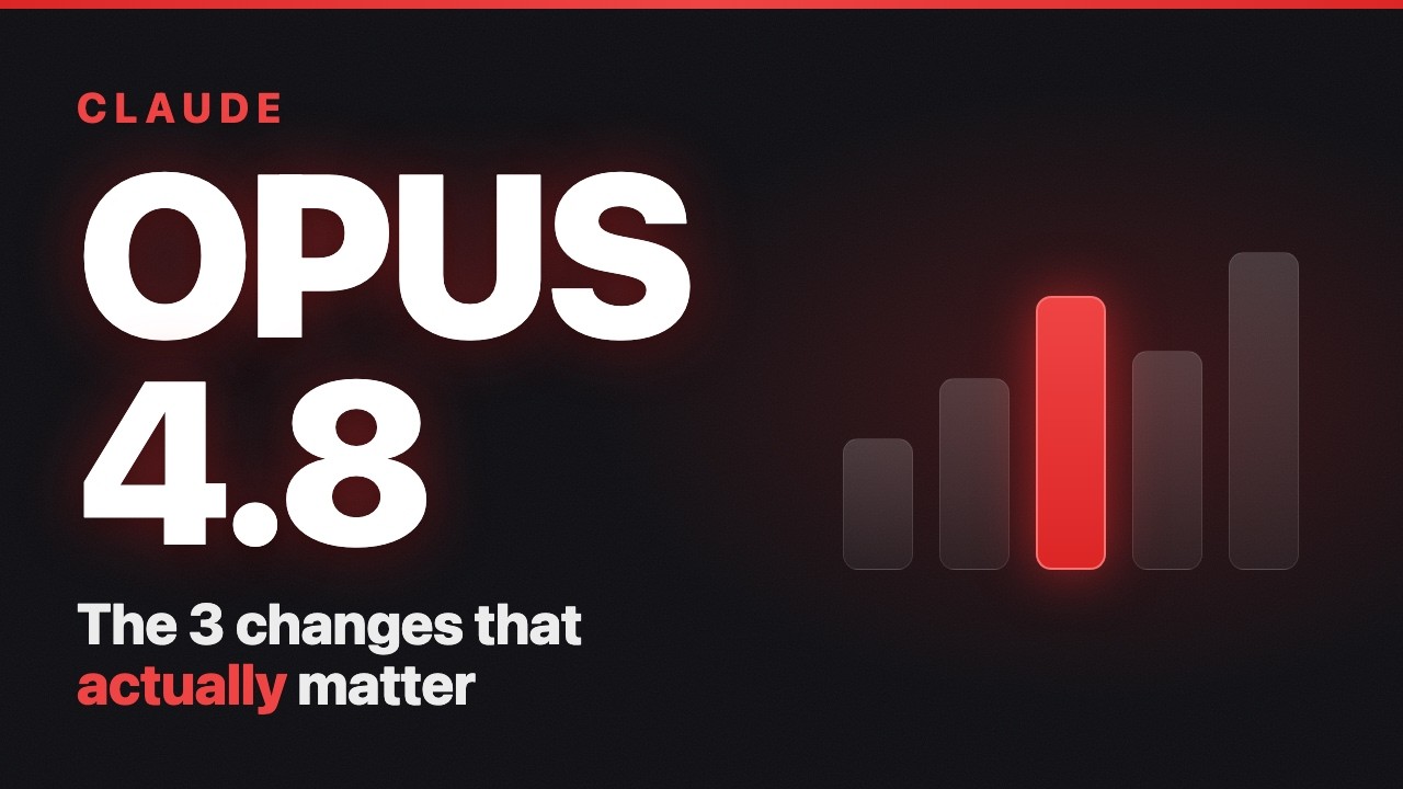 Claude Opus 4.8 Changed 3 Things That Matter. The Benchmarks Aren't One.