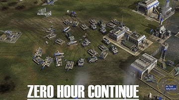 Zero Hour Continue Mod - USA Commander And Chief VS Hard AI / Looking For The Sweet W