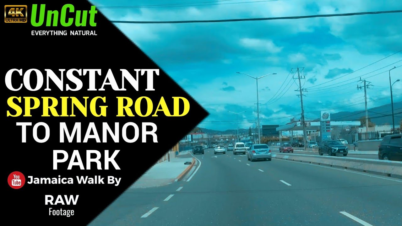 ️Driving The New Constant Spring Road To Manor Park In Jamaica 2021 ...