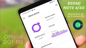 World Best Ui 😁 | Official Dot OS Android 11 Redmi Note 4 Review | MIUI 12.5 Look on Custom OS
