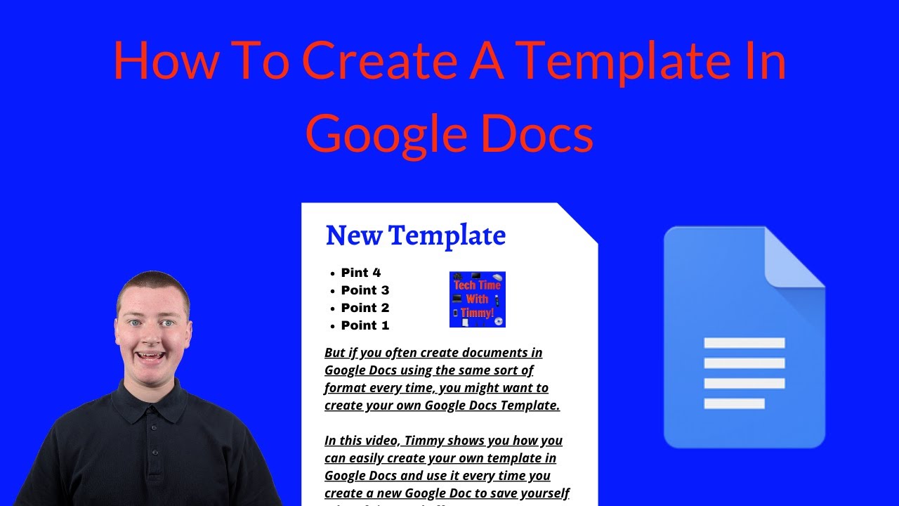 How To Create A Template In Google Docs YouTube
