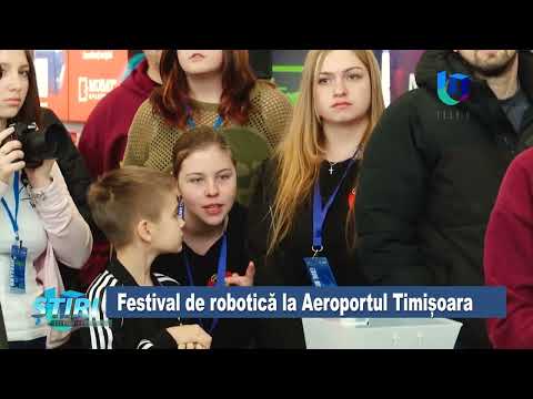 Festival de robotică la Aeroportul Timișoara