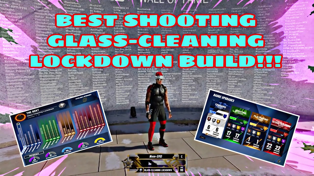 NBA 2K20 BEST SHOOTING GLASSCLEANING LOCKDOWN BUILD YOU CAN MAKE