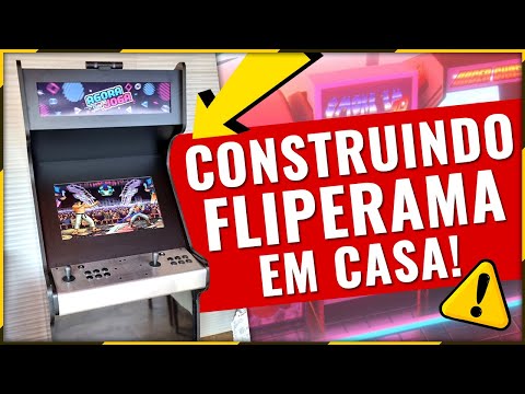 Veja COMO foi MONTAR UM FLIPERAMA MULTIJOGOS com placa ZERO DELAY