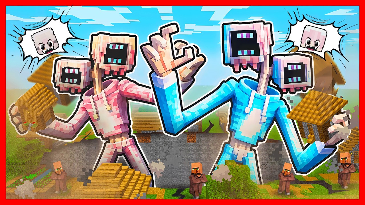 ATUN & MOMON BERUBAH MENJADI SIREN HEAD DAN MENGHANCURKAN DUNIA !! Feat @sapipurba Minecraft