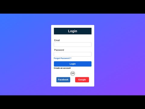 How to create Login form in Html and Css | Html and Css Beginner Projects | #AsiaCoder | Asia Coder