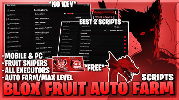 Blox Fruits Script *NO KEY* – Auto Farm, Fruit Sniper, Auto Boss Hop, Fruit Rain & Max Level ⚡🔥