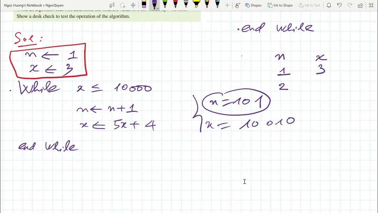 [Math Method 34]: Pseudocode (Part 3) - YouTube