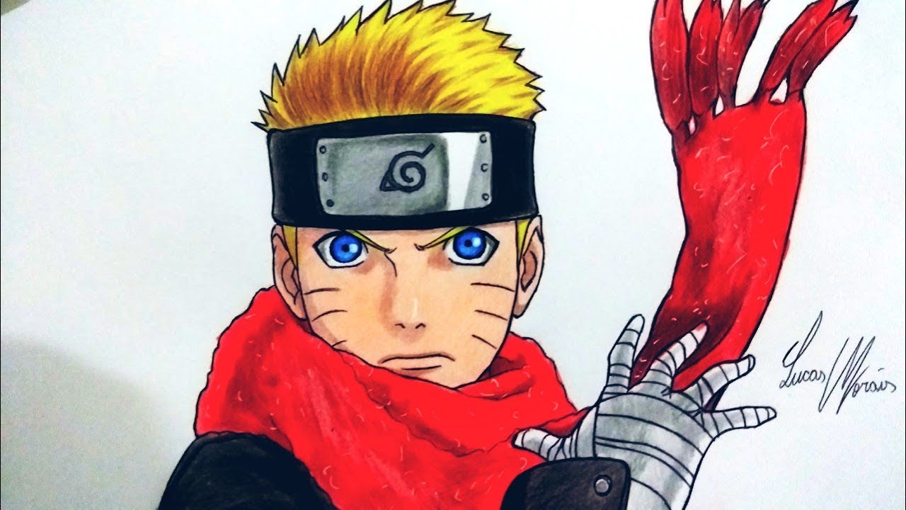 Speed Drawing Naruto Uzumaki Naruto Shippuden YouTube