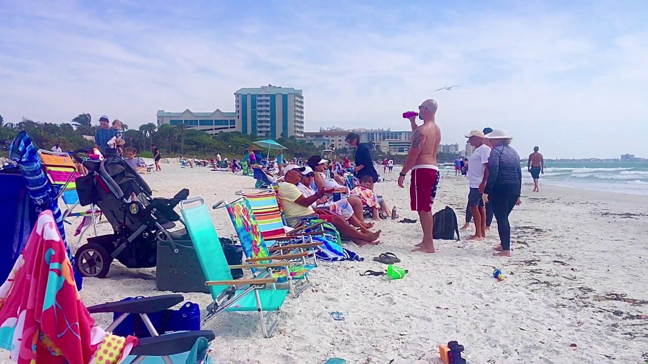 LIDO KEY BEACH at Lido Key Sarasota FL Beautiful Waves video by