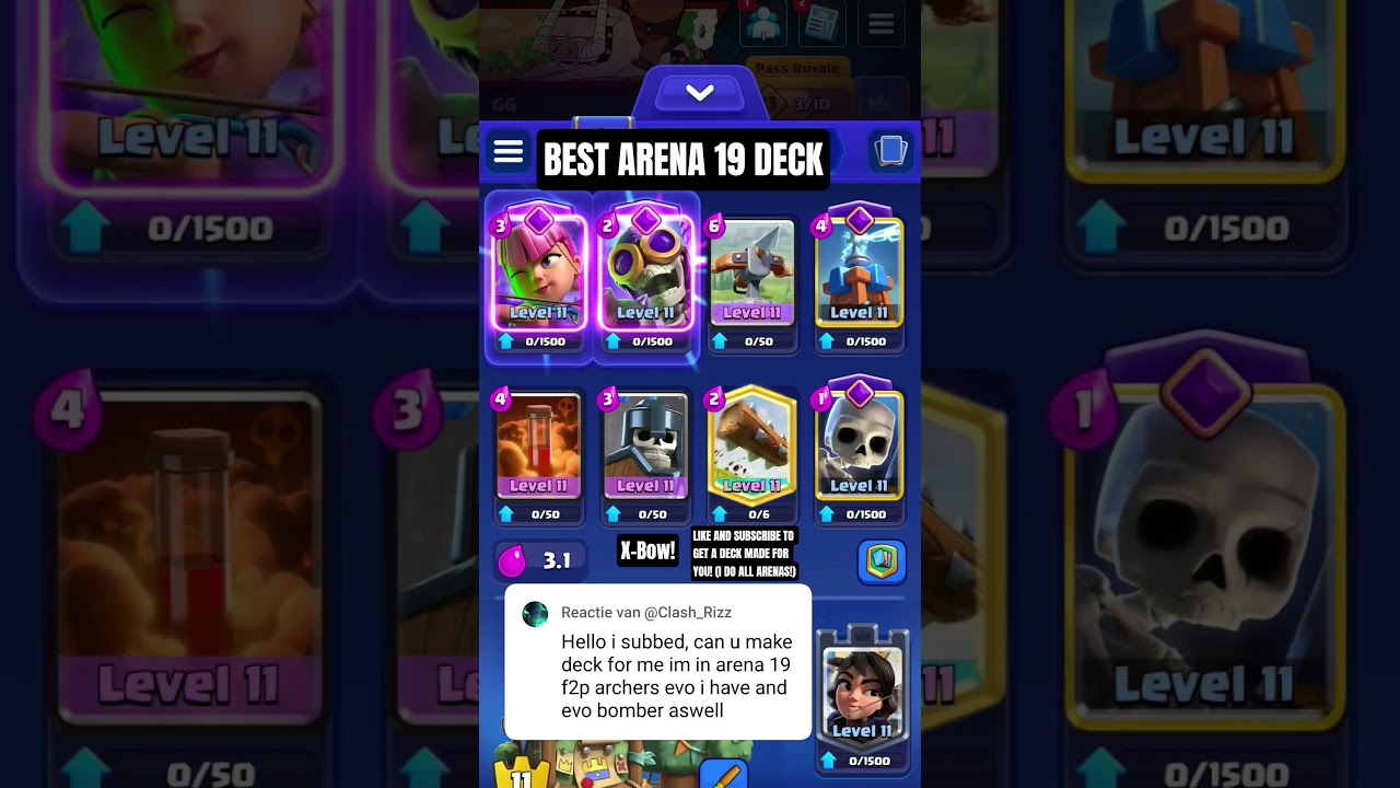 BEST ARENA 19 DECK 🔥 