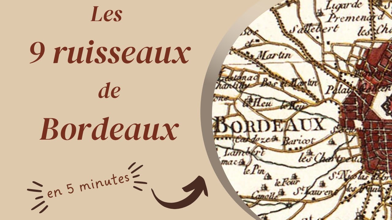 Les ruisseaux à travers la ville de Bordeaux avec Aurélie !