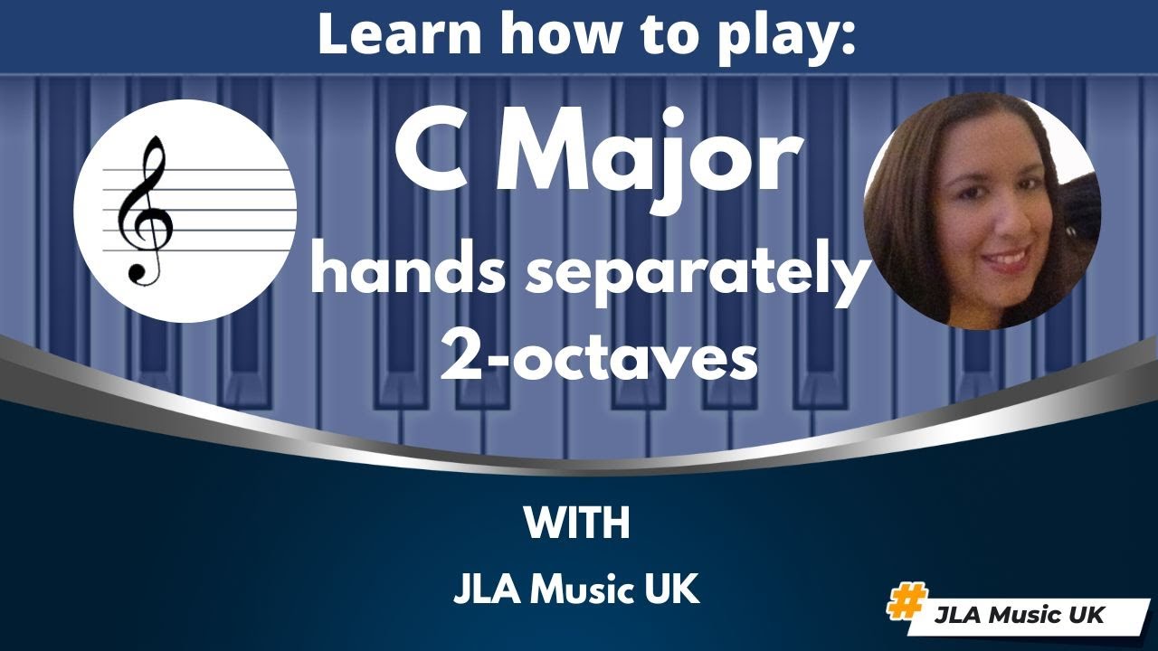 C Major Scale - hands separately, 2-octaves (ABRSM, Trinity, RCM Piano ...