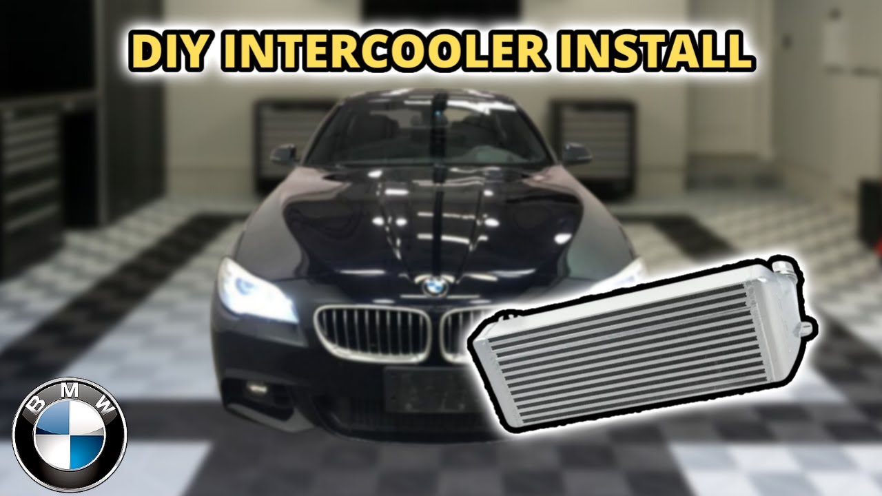 VRSF Intercooler DIY Install F10 BMW 535i N55 YouTube