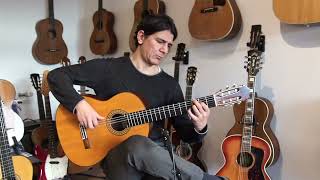 Manuel Reyes 1983 Negra - amazing flamenco guitar - Soleá por Bulería - played by Nikos Tsiachris