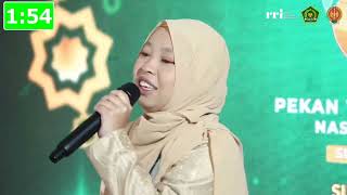 HARAPAN I TAUSIYAH PUTRI | FITRI INDRIYANI ( BANDUNG ) | PTQ RRI NASIONAL 2024 DI YOGYAKARTA