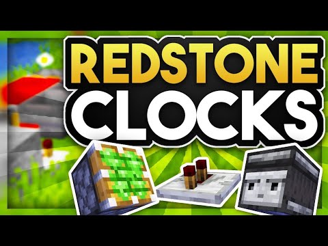 Redstone clock in minecraft 1.18 java/bedrock