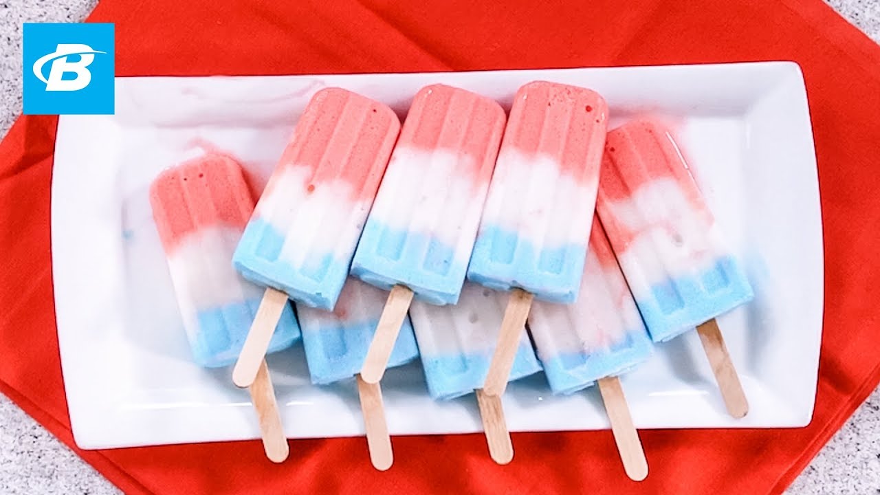 Homemade Red, White, & Blue Popsicles   Summer Recipes