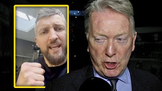 'CARL FROCH IS A MORONIC PLANK!' - Frank Warren CAINS COBRA after 'DADDY' comment