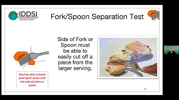 IDDSI Fork/Spoon Separation Test - Training Video by SimplyThick®
