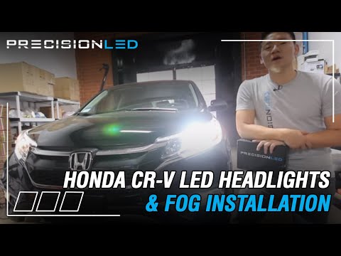 Honda CR-V LED Headlights & Fog lights How To Install – 4th Generation | 2012 – 2016