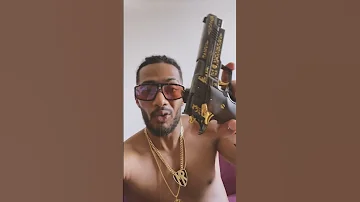 محمد رمضان بالمسدس تضربني بمسدس صوت هرد بمسدس حي 