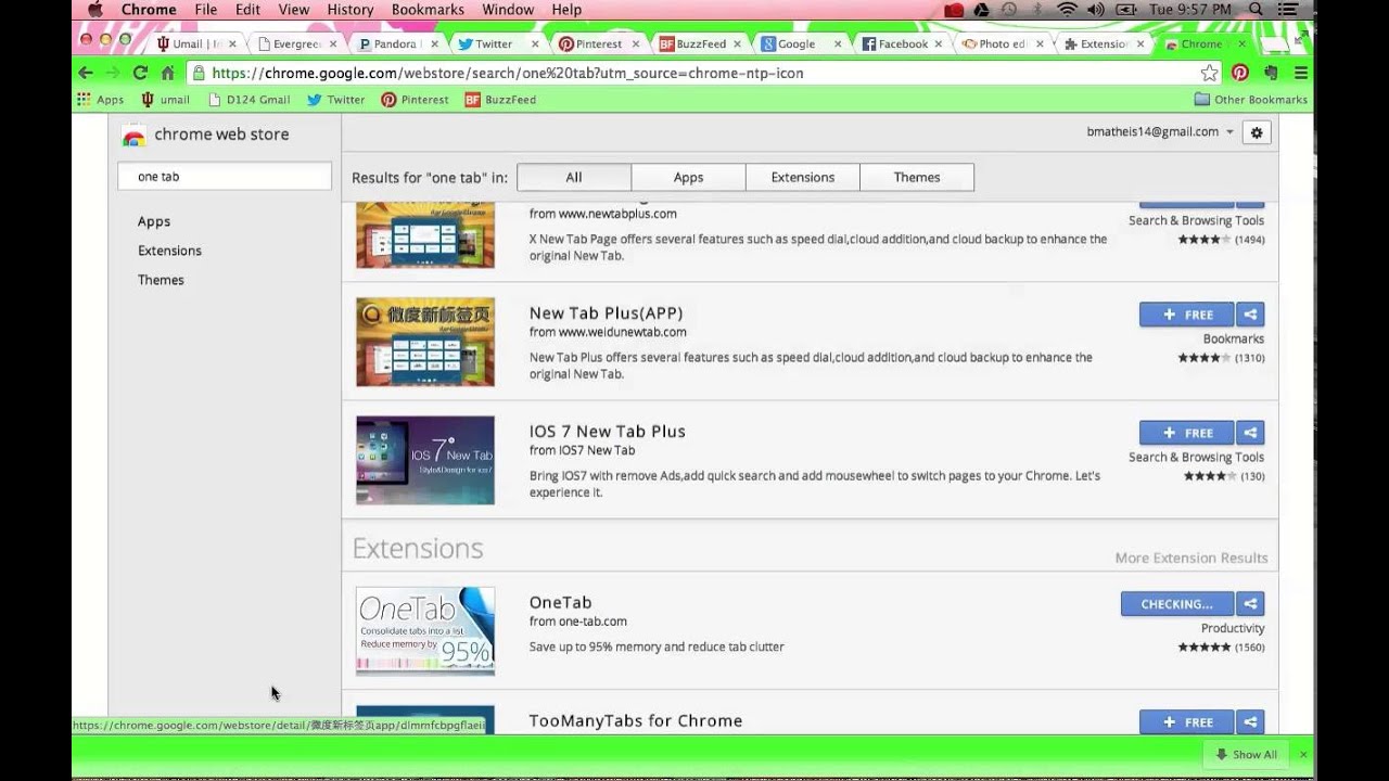 one tab chrome extension how to youtube