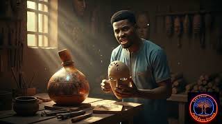 Title Card - The Mask Maker and the Talking Calabash @CeeJaneFolkloreDrama 