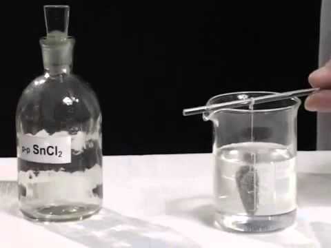 Взаимодействие оксида олова с цинком