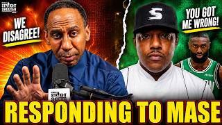 Stephen A. SHUTS DOWN Mase’s Criticism!