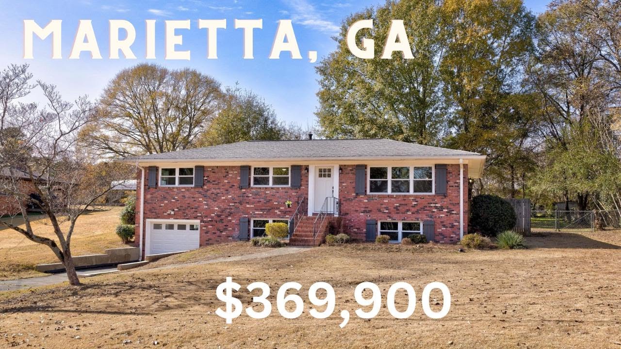 Marietta GA Renovated Brick Ranch with Basement for Sale YouTube