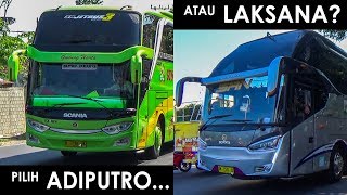 Sama-sama SCANIA Tronton Single Deck, MANA YANG ANDA SUKA??? JETBUS 3 atau SR2 XHD PRIME???
