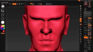 Shaping a Head with Zbrush