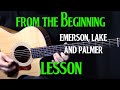 how to play "From the Beginning" on acoustic guitar by Emerson Lake and Palmer_Greg Lake lesson