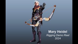 Rigging Demo Reel | 2024 | Mary Heidel
