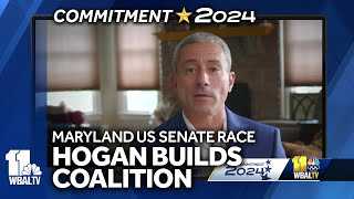 Hogan launches Democratic coalition in Senate campaign