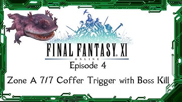 FFXI - Sortie Episode 4 - Zone A 7/7 Coffer Triggers with Solo Boss Kill - NIN/WAR