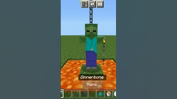 ZOMBIE TRAP IN MINECRAFT #viral #shorts #gaming #youtube #minecraft #subscribe #zombie #lava #trap