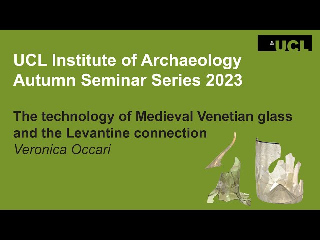 Watch The technology of Medieval Venetian glass and the Levantine connection | Veronica Occari on YouTube.