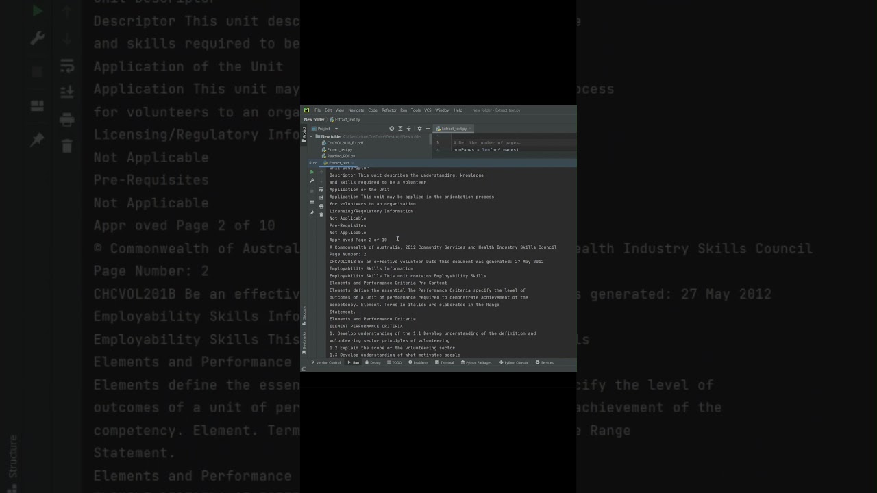 Extract Text from PDFs in Seconds for free.