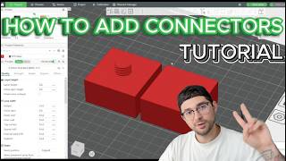 How to Add Connectors in Bambu Studio (Snap & Thread)