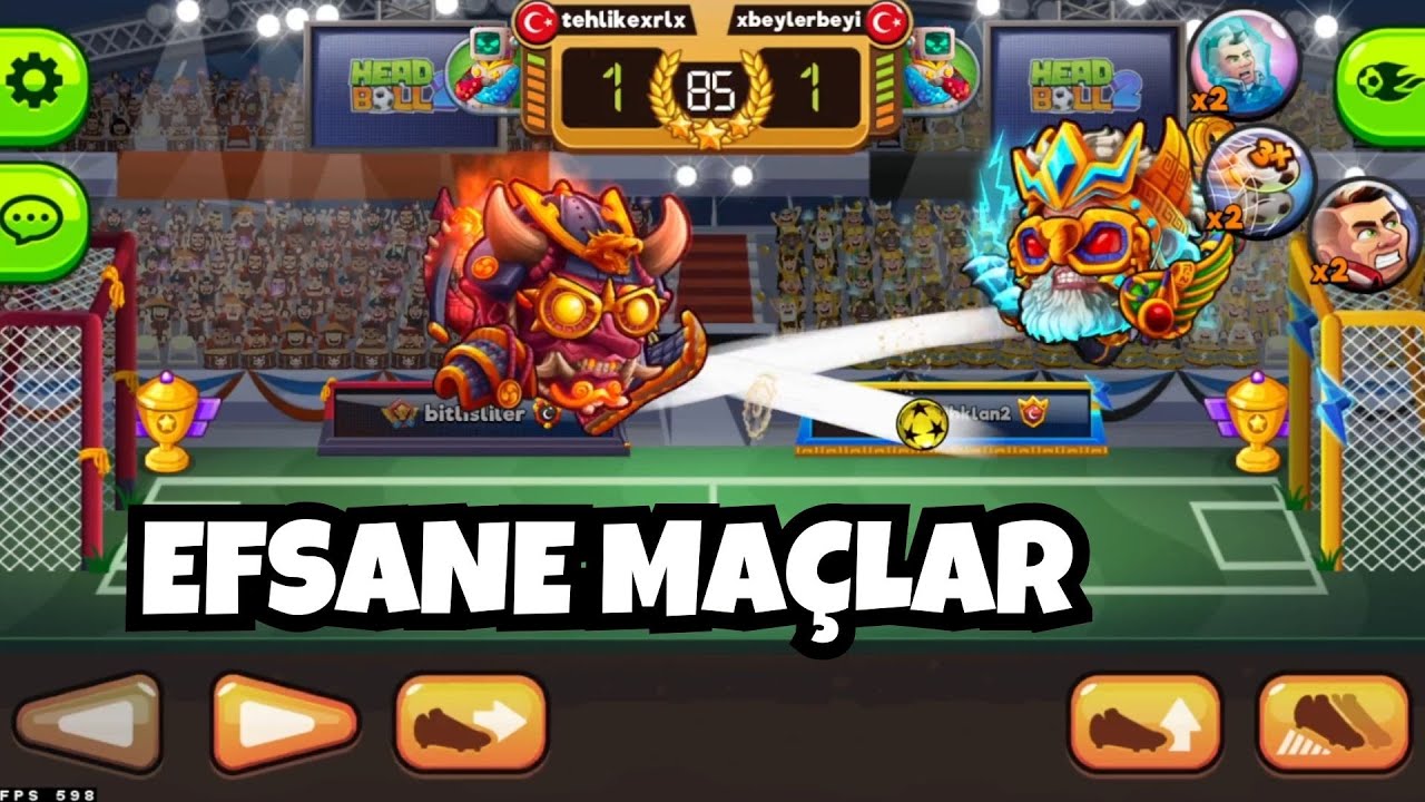 EFSANE MAÇLAR  ( Kahvenizi Alın) Kafa Topu 2 - Head Ball 2