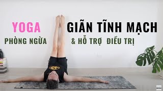 🔴 Yoga TRỊ LIỆU chữa GIÃN TĨNH MẠCH - 15 phút Đơn giản cho Mọi trình độ | YOGA WITH BRIAN