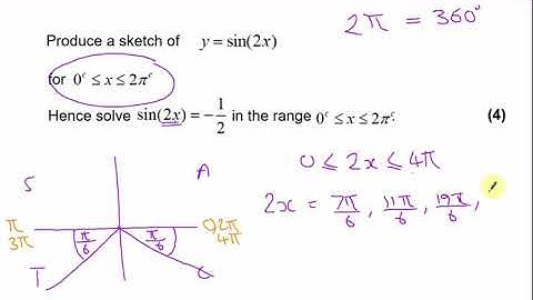 solving trig equations IN RADIANS