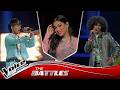 Vimukthi Vs Abhiru | Kusum Latha Renu Latha (කුසුමිලතා)| The Battles | The Voice Teens Sri Lanka S3